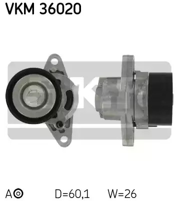 Ролик SKF VKM 36020